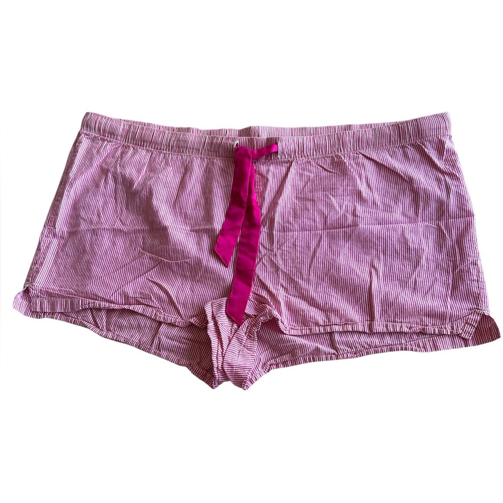 Old Navy Pink & White Pin Stripe Pajama Shorts Size XXL Lightweight Lounge